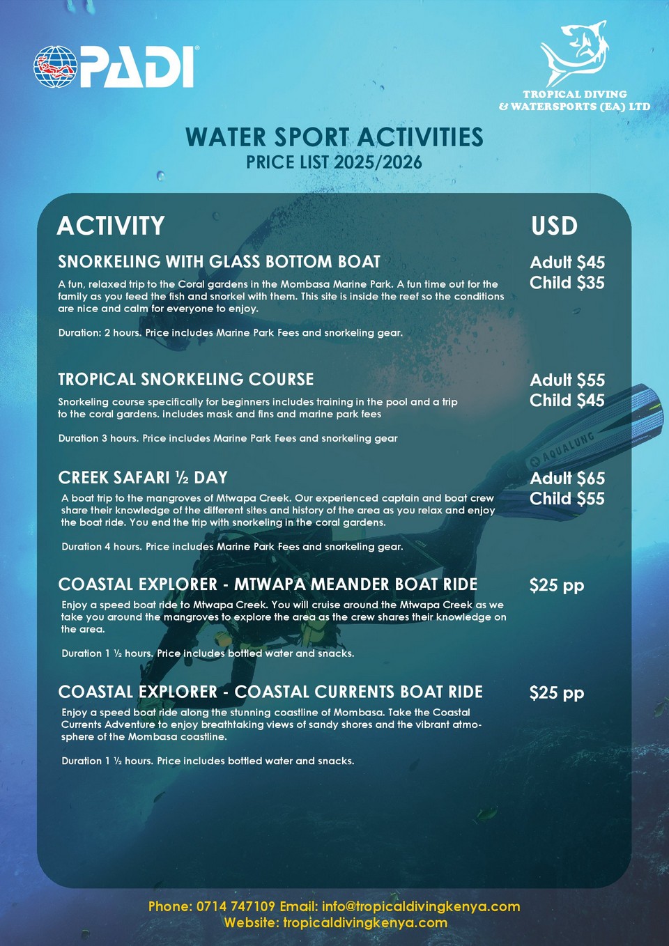 Price List Page 3
